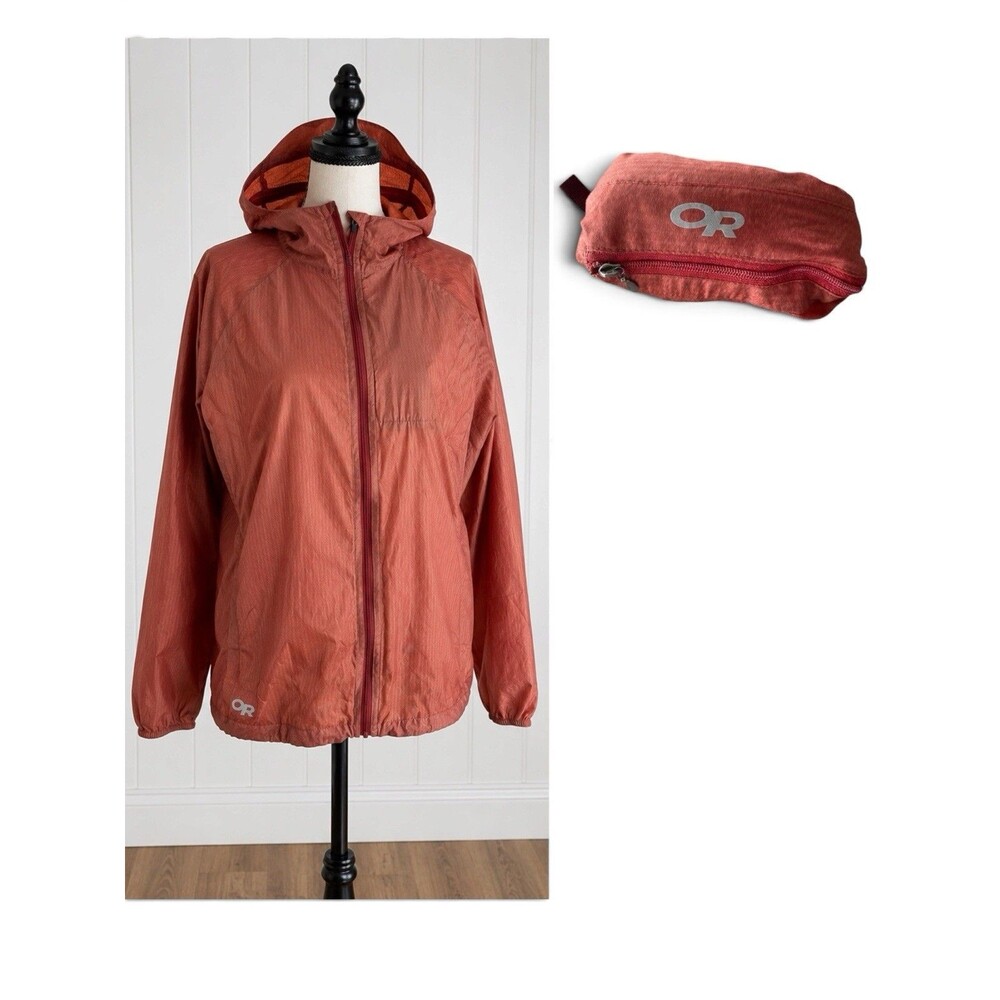 VTG Outdoor Research Womens‎ L  Packable Jacket Stuff Pocket Sack Ripstop Y2K